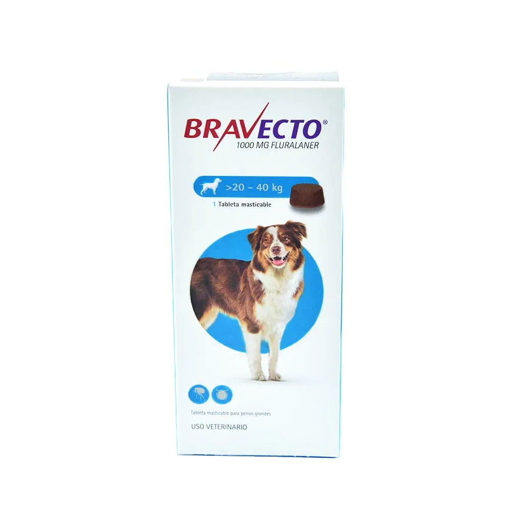 Bravecto Antiparasitario Perros de 20 a 40 Kg