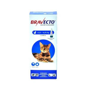 Bravecto Antiparasitario Spot on Gatos de 2.8 a 6.2 Kg
