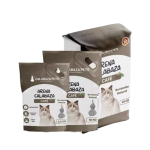 Calabaza Pets - Arena para Gatos Aroma Café