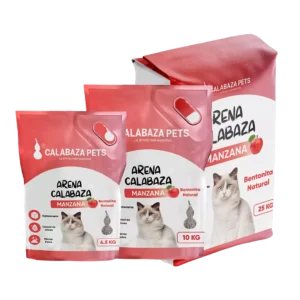 Calabaza Pets - Arena para Gatos Aroma Manzana