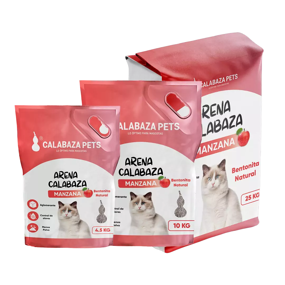 Calabaza Pets - Arena para Gatos Aroma Manzana
