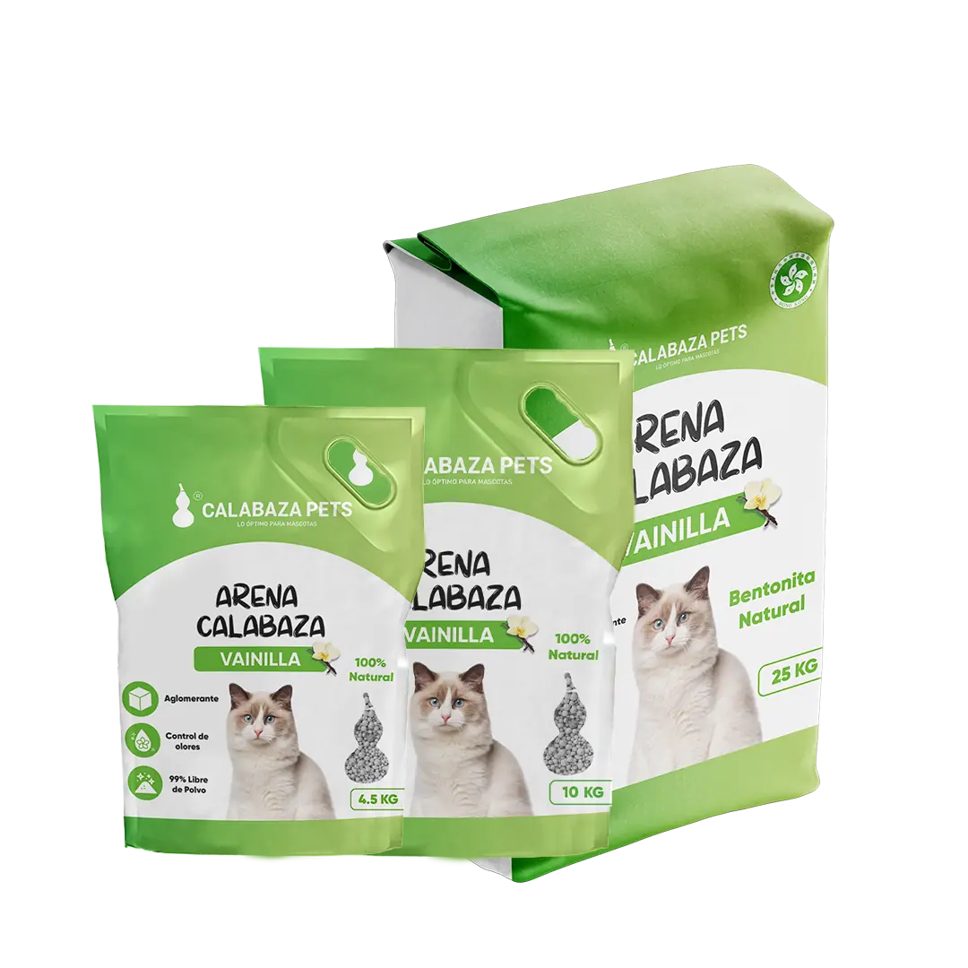 Calabaza Pets - Arena para Gatos Aroma Vainilla