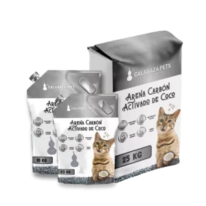 Calabaza Pets - Arena para Gatos Carbón Activado de Coco