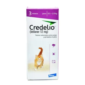 Credelio Antiparasitario para gatos de 0.5 a 2 kg - 3 Tabletas