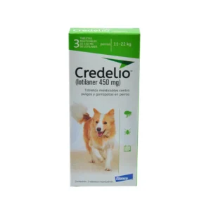 Credelio Antiparasitario para perros de 11 a 22 kg - 3 Tabletas