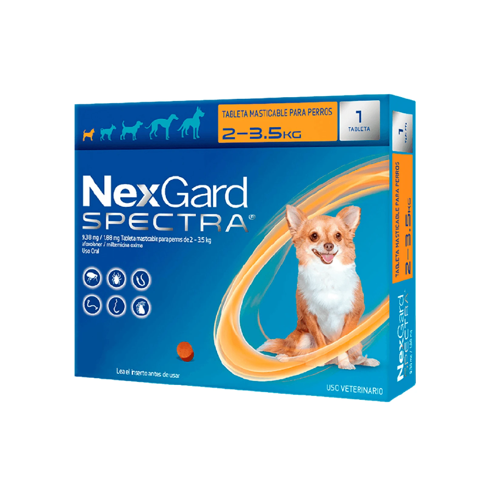 NexGard Spectra para Perros de 2 a 3.5 Kg